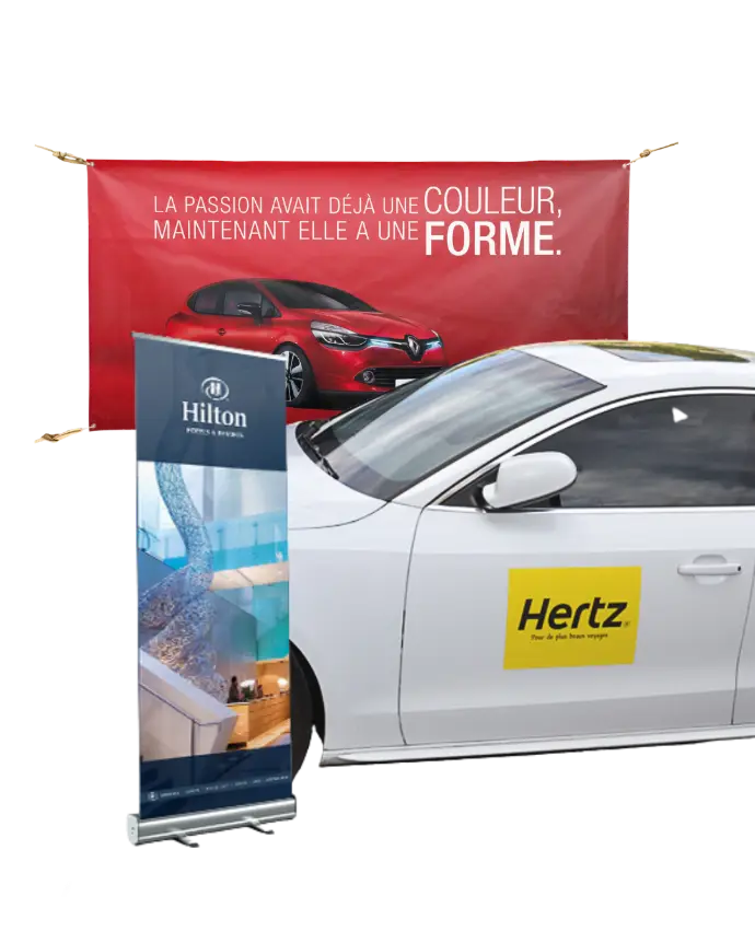 Supports de communication visuelle à Albi, dans le Tarn et livré dans toute la france